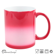 Tasse de sublimation de couleur progressive droite de vente chaude